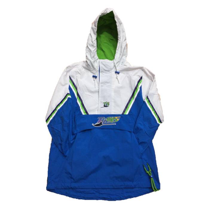 ミッチェル&ネス Mitchell & Ness 【 Half Zip Anorak Mlb Tampa Bay Rays Windbeaker Jacket Unisex 】 ハーフ アノラック レイズ Jacket ジャケット ユニセックス 27,264円