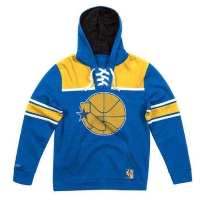 - 【 Mitchell & Ness Golden State Warriors Fleece Hockey Hoodie Unisex 】 State スケートボード ウォリアーズ フリース フーディー パーカー ユニセックス 22,265円