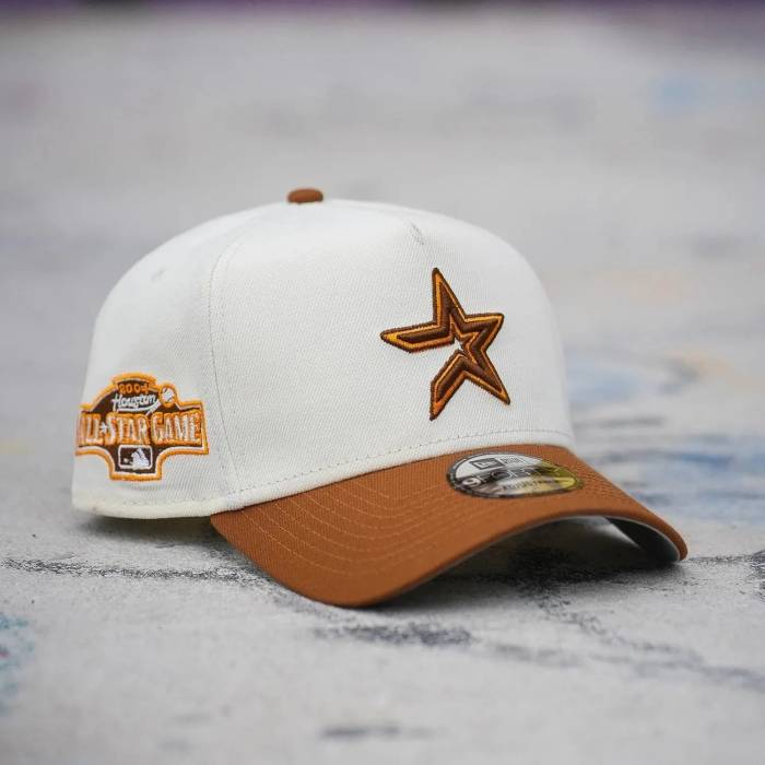 ニューエラ New Era 【 9Forty A-Frame Houston Astros All Star Game 2004 Two Tone / Grey Uv Snapback Men 】 ヒューストン アストロズ Game ゲーム 灰色 グレー Snapback スナップバック バッグ メンズ