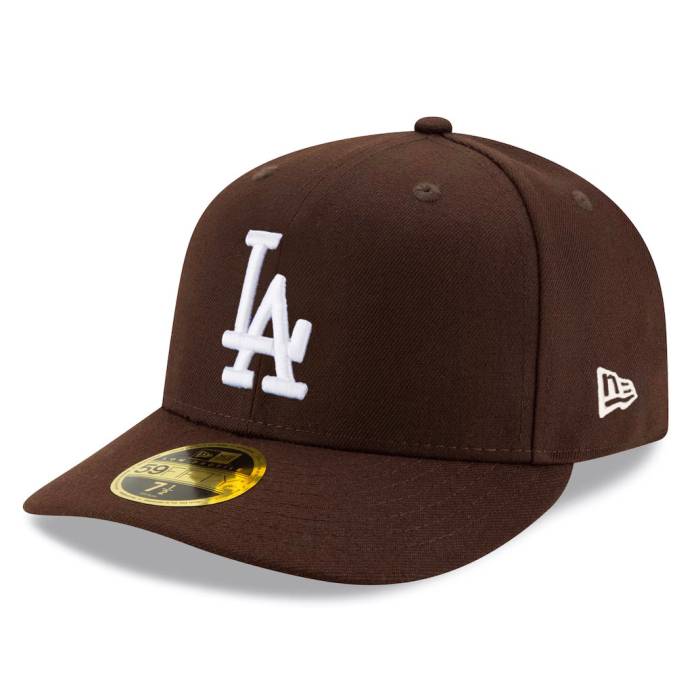 ニューエラ New Era 【 Los Angeles Dodgers Mlb Walnut Gray Uv / Low Profile Fitted 59Fifty Cap Men 】 ドジャース gray 灰色・グレー・グレイ キャップ 帽子 メンズ|スニケス