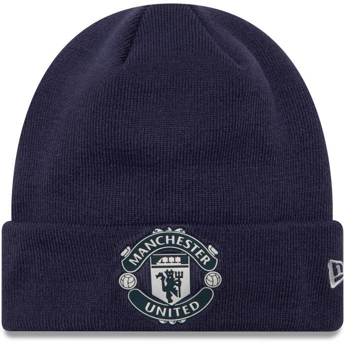 ニューエラ New Era 【 Manchester United Dark Blue / Beanie Knit Men 】 ユナイテッド 青色 ブルー キャップ 帽子 ニット メンズ