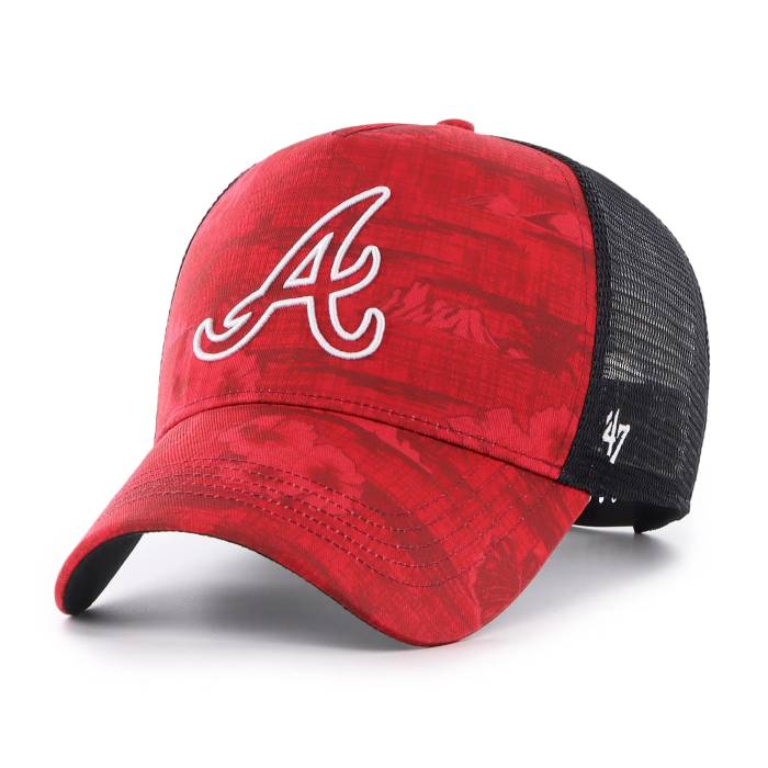 フォーティーセブンブランド 47 Brand 【 Mlb Atlanta Braves Fiji &rsquo;47 Offside Dt Red Cap Men 】 アトランタ ブレーブス Red 赤・レッド キャップ 帽子 メンズ｜スニケス
