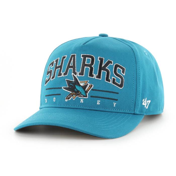 フォーティーセブンブランド 47 Brand 【 Nhl San Jose Sharks Roscoe '47 Hitch Dark Teal Cap Men 】 シャークス キャップ 帽子 メンズ