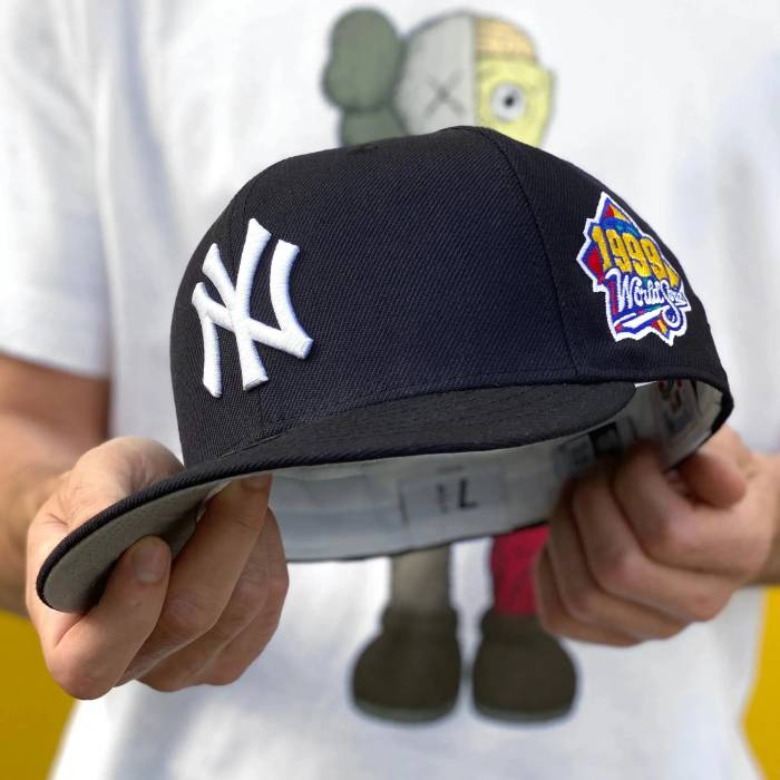 ニューエラ New Era 【 59Fifty Mlb New York Yankees Navy/Grey Uv Fitted Cap Men Navy 】 ヤンキース キャップ 帽子 メンズ 紺色 ネイビー｜スニケス