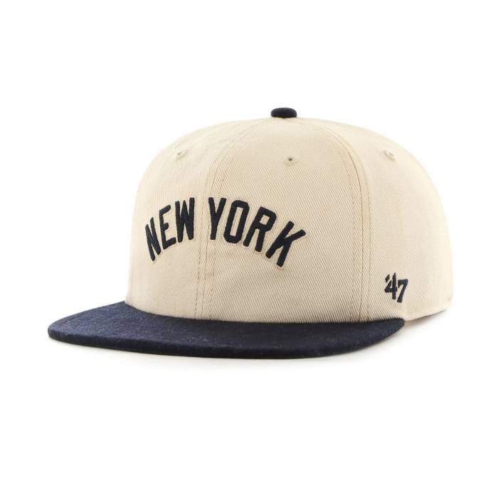 フォーティーセブンブランド 47 Brand 【 Mlb New York Yankees Fieldstone &rsquo;47 Captain Rl Two Tone Cap Men 】 ヤンキース キャップ 帽子 メンズ｜スニケス