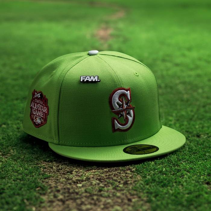 ニューエラ New Era 【 Seattle Mariners Mlb Lime Green Grey Uv / 59Fifty Cap Men 】 シアトル マリナーズ ライム green 緑・グリーン 灰色 グレー キャップ 帽子 メンズ|スニケス