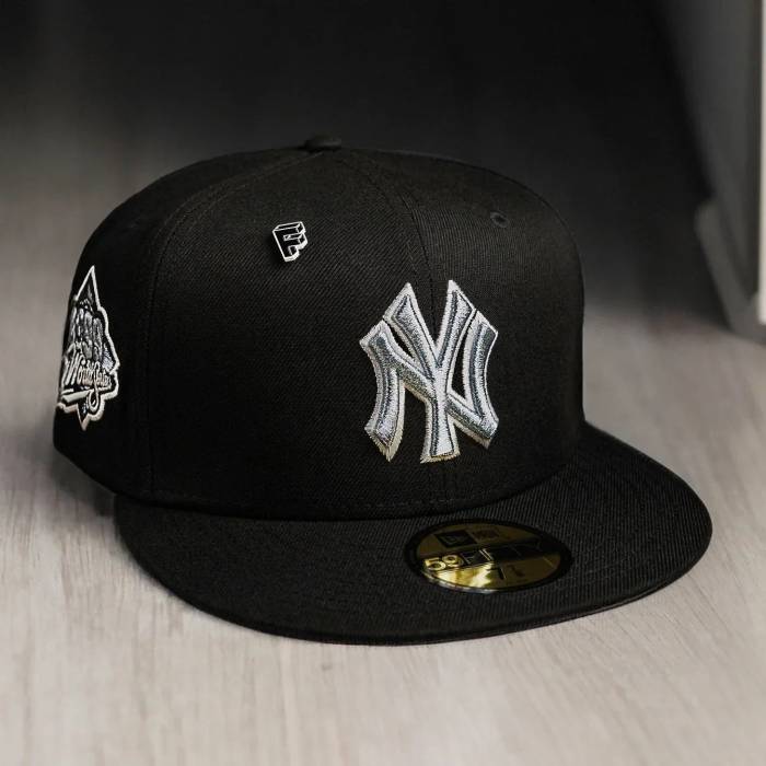 ニューエラ New Era 【 59Fifty Mlb Ws 99 New York Yankees Black / Gray Uv Fitted Cap Men Black 】 ヤンキース 黒色 ブラック gray 灰色・グレー・グレイ キャップ 帽子 メンズ 黒色 ブラック