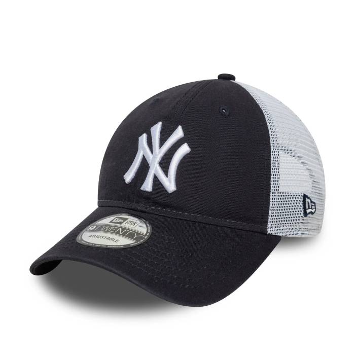 ニューエラ New Era 【 New York Yankees Mlb Cap Navy Uv / 9Twenty Trucker Men 】 ヤンキース キャップ 帽子 紺色 ネイビー トラッカー メンズ