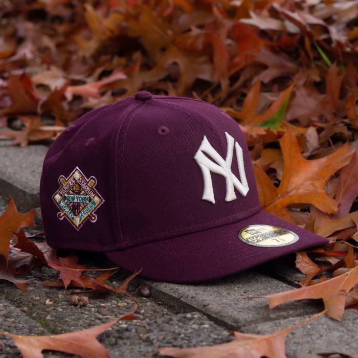 ニューエラ New Era 【 59Fifty Mlb New York Yankees World Series 1941 Maroon / Aqua Uv Fitted Cap Men 】 ヤンキース シリーズ マルーン アクア キャップ 帽子 メンズ|スニケス