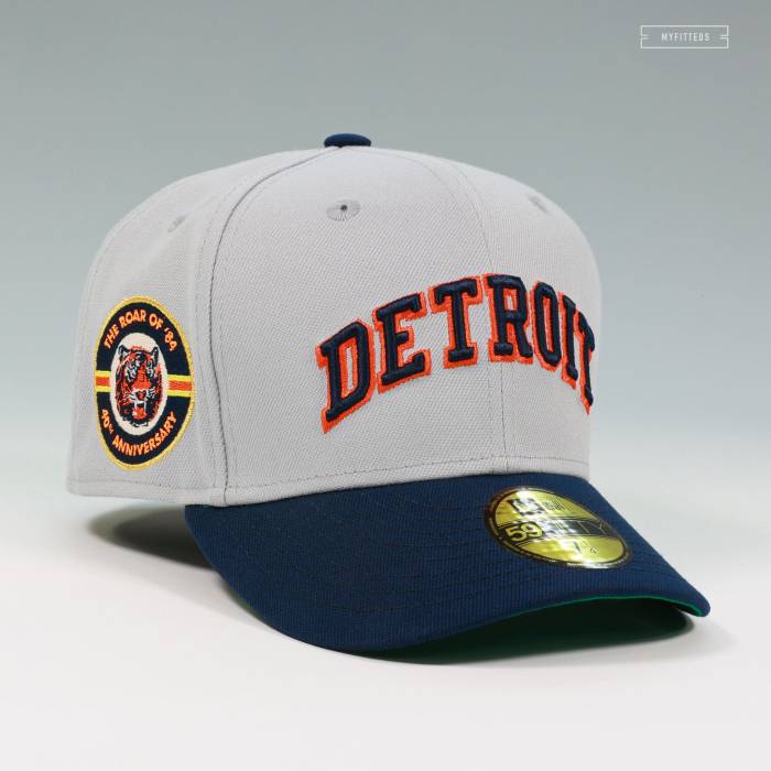 ニューエラ New Era 【 Detroit Tigers Road The Roar Of '84 40Th Anniversary Snowy Owl Fitted Cap Unisex Snowy Owl / Midnight Navy / Orangeade 】 デトロイト タイガース キャップ 帽子 ユニセックス 紺色 ネイビー｜スニケス
