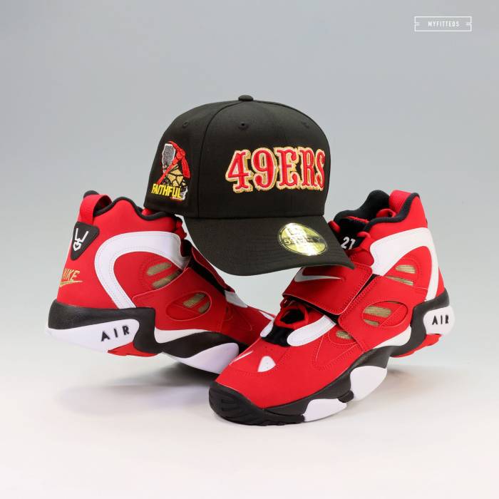 ニューエラ New Era 【 San Francisco 49Ers The 49Er Faithful Classic Jet Black Fitted Cap Unisex Jet Black / Radiant Red / Golden Metallic / Moonbeam 】 フォーティーナイナーズ クラシック 黒色 ブラック キャップ 帽子 ユ｜スニケス
