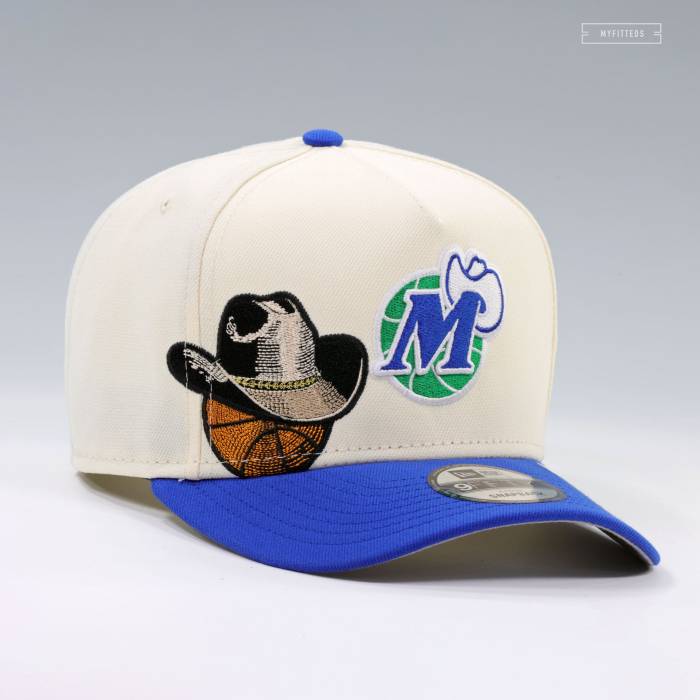 ニューエラ New Era 【 Dallas Mavericks Nba Hardwood Classics Cowboy Hat 9Fifty A-Frame Snapback Unisex Off White / Official Team Colors 】 ダラス マーベリックス Snapback スナップバック バッグ ユニセックス 白色 ホワイ｜スニケス