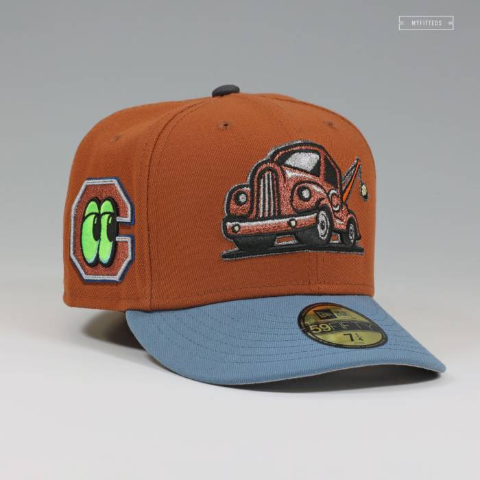 ニューエラ New Era 【 Chattanooga Lookouts X Wreckers Cars Tow Mater Inspired Fitted Cap Unisex Charred Clay / Light Serene Slate 】 キャップ 帽子 ユニセックス｜スニケス