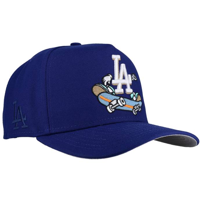Newera 【 Los Angeles Dodgers Cartoon 9Fifty A Frame Snapback Hat Unisex 】 ドジャース Snapback スナップバック 御徒面子 ユニ一発やる