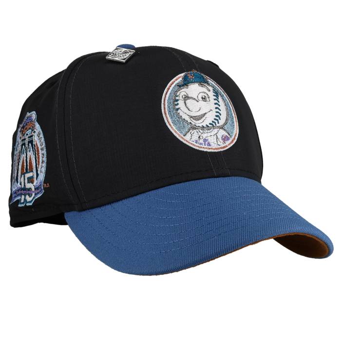 Newera 【 New York Mets Mr. Met Nylon Metallic 59Fifty Fitted Hat Unisex 】 メッツ ナイロン ユニ一発やる