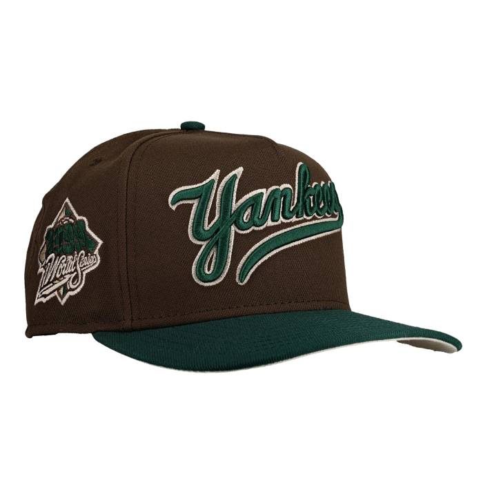 【★百貨店SALE★6/11真夜中2時迄】Newera 【 New York Yankees 1999 Ws New Era 9Fifty A Frame Snapback Hat (Beef Broc) Unisex Brown 】 ヤンキース Snapback スナップバック 御徒面子 ユニ一発やる 赤銅色 赤銅色