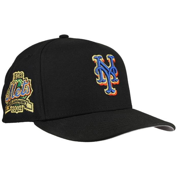 【★百貨店SALE★6/11真夜中2時迄】Newera 【 New York Mets 40Th Anniversary Metallic 9Fifty A Frame Snapback Hat Unisex 】 メッツ Snapback スナップバック 御徒面子 ユニ一発やる