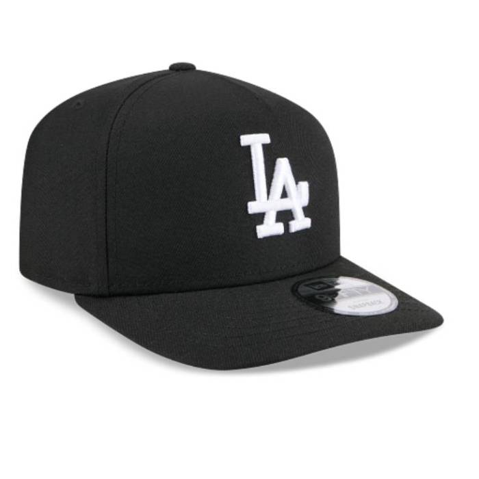 Newera 【 Los Angeles Dodgers New Era 9Fifty A Frame Snapback Hat (Black) Unisex 】 ドジャース Snapback スナップバック 御徒面子 ユニ一発やる