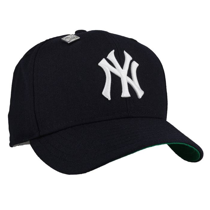 Newera 【 New York Yankees 1949 World Series Navy Cooperstown Collection 59Fifty Fitted Hat Unisex Navy / Grey Undervisor 】 ヤンキース つづき物 紺色 米国海軍 クーパーズタウン 寄せあわせ ユニ一発やる 紺色 ネイビ