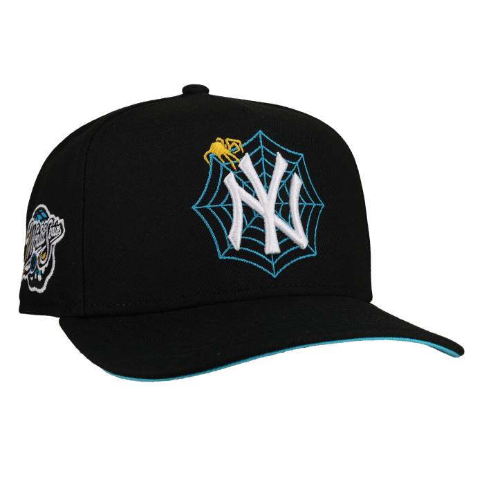 Newera 【 New York Yankees 1998 World Series Spiderweb 9Fifty A Frame Snapback Hat Unisex 】 ヤンキース つづき物 Snapback スナップバック 御徒面子 ユニ一発やる