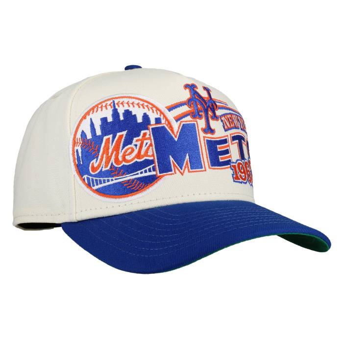 Newera 【 New York Mets 1962 Team Color 9Fifty A Frame Snapback Hat (Green Brim) Version 1 Unisex 】 メッツ Team チーム Snapback スナップバック バッグ ユニセックス｜スニケス 18,396円