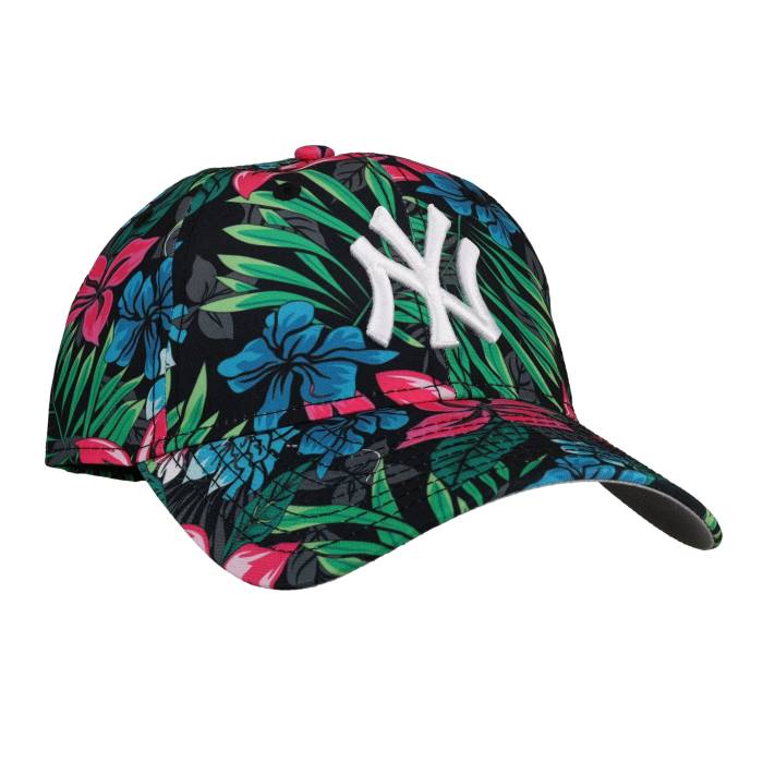 Newera 【 New York Yankees New Era 9Twenty Floral All Over (Grey Brim) Unisex 】 ヤンキース ユニセックス|スニケス