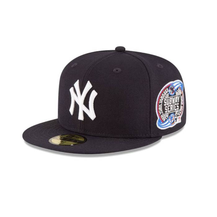 【★百貨店SALE★6/11十二時2時迄】Newera 【 New York Yankees 2000 Subway Series Basics Fitted Hat Unisex Navy / Grey Undervisor/ White Sweatband 】 ヤンキース つづき物 ユニ一発やる 紺色 米国海軍 薄墨色 薄墨色 白いこと 白いこと