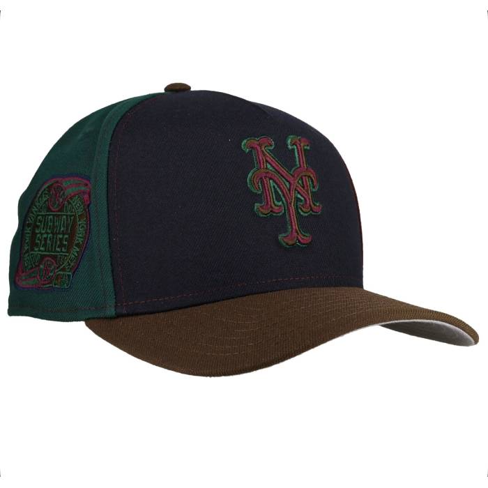 【★百貨店SALE★6/11真夜中2時迄】Newera 【 New York Mets Subway Series Pinwheel 9Fifty A Frame Snapback Hat Unisex 】 メッツ つづき物 Snapback スナップバック 御徒面子 ユニ一発やる