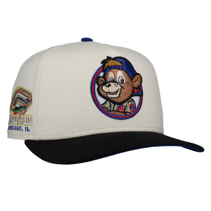 Newera 【 Chicago Cubs Clark The Bear Wrigley Field 9Fifty A Frame Snapback Hat Unisex 】 風の強い町 カブス Field 活動の領域 Snapback スナップバック 御徒面子 ユニ一発やる