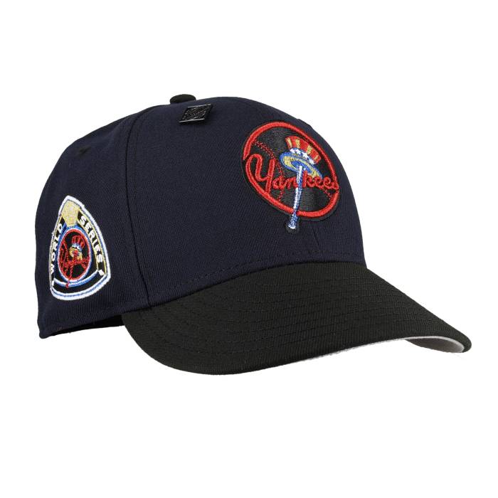 【★百貨店SALE★6/11真夜中2時迄】Newera 【 New York Yankees 1959 World Series 59Fifty Fitted Hat Unisex Navy / Grey Undervisor / Black Sweatband 】 ヤンキース 続きもの ユニ一発やる 紺色 米国海軍 薄墨色 薄墨色 黒いこと 黒いこと