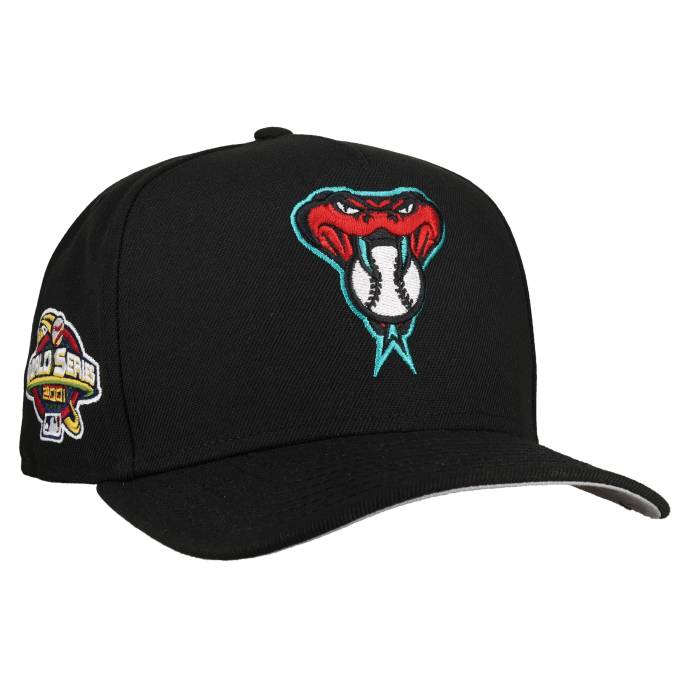 Newera 【 Arizona Diamondbacks 2001 Team Color 9Fifty A Frame Snapback Hat (Grey Brim) Unisex 】 アリゾナ ダイヤモンドバックス Team チーム Snapback スナップバック バッグ ユニセックス｜スニケス