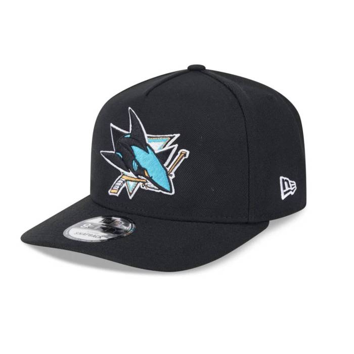 【★百貨店SALE★6/11真夜中2時迄】Newera 【 San Jose Sharks Nhl New Era 9Fifty A Frame Snapback Hat Unisex 】 シャークス Snapback スナップバック 御徒面子 ユニ一発やる