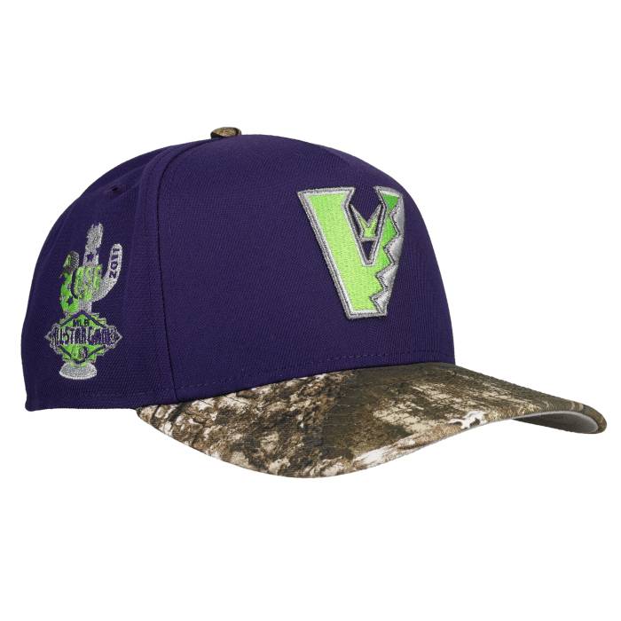 【★百貨店SALE★6/11真夜中2時迄】Newera 【 Arizona Diamondbacks 2011 All Star Game Purple Camo Metallic 9Fifty A Frame Snapback Hat Unisex 】 アリゾナ 金剛石バックス Game 力くらべ Purple 紫・パープル 家鴨柄 Snapback スナップバック 御徒面子 ユニ