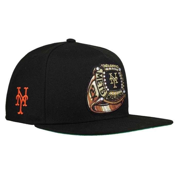 Newera 【 New York Mets \"Rings\"" 9Fifty Snapback Hat Unisex 】 メッツ Snapback スナップバック 御徒面子 ユニ一発やる"