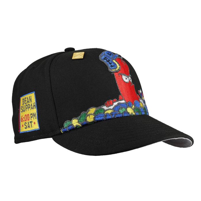 【★百貨店SALE★6/11十二時2時迄】Newera 【 Maine Bean Suppahs Black Metallic 59Fifty Fitted Hat Unisex Black/ Grey Undervisor / Black Sweatband 】 黒いこと 黒いこと ユニ一発やる 黒いこと 黒いこと 薄墨色 薄墨色