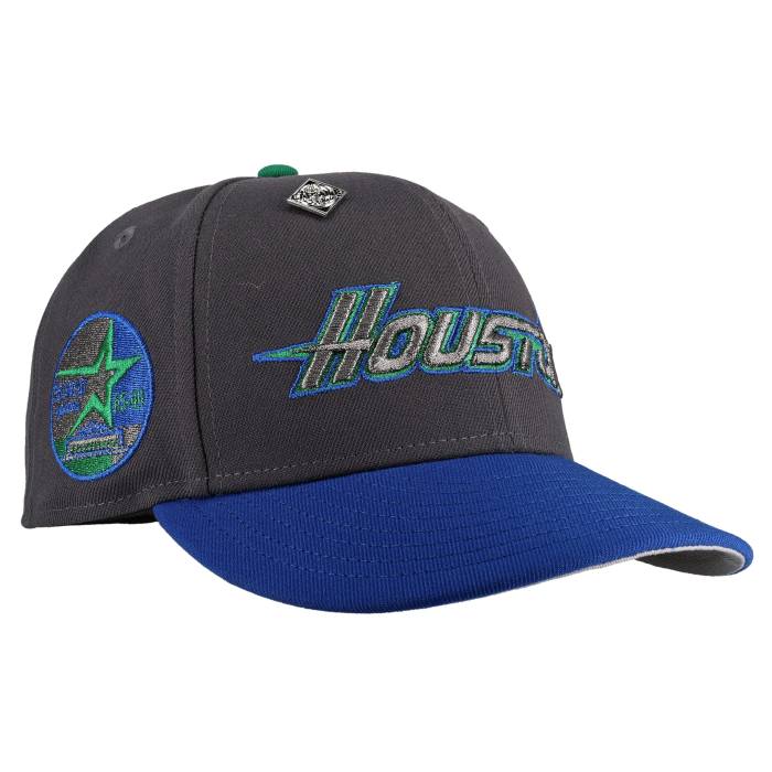 【★百貨店SALE★6/11真夜中2時迄】Newera 【 Houston Astros Graphite/Blue/Pewter Metallic 35 Years 59Fifty Fitted Hat Unisex Graphite/Blue / Green/ Grey Undervisor 】 ヒューストン アストロズ ユニ一発やる 青碧 青碧 green 緑・緑であること 薄墨色 薄墨色