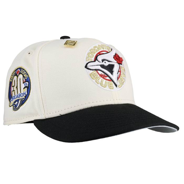 Newera 【 Toronto Blue Jays 30Th Season Chrome White Metallic 59Fifty Fitted Hat Unisex Chrome / White / Black / Grey Undervisor 】 トロント 青碧 青碧 白いこと 白いこと ユニ一発やる 白いこと 白いこと 黒いこと 黒いこと 薄墨色 グ