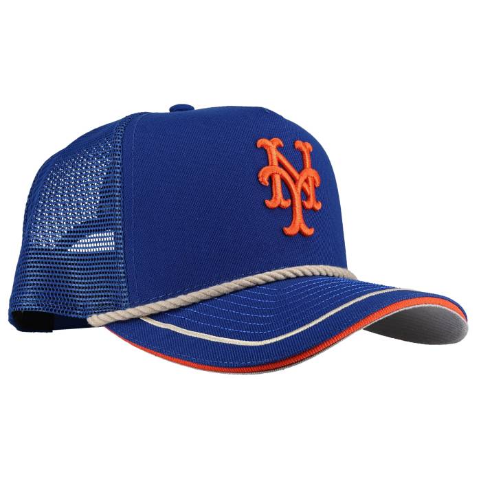 【★百貨店SALE★6/11真夜中2時迄】Newera 【 New York Mets 9Fifty A Frame Rope Trucker Snapback Hat Unisex 】 メッツ トラッカー Snapback スナップバック 御徒面子 ユニ一発やる