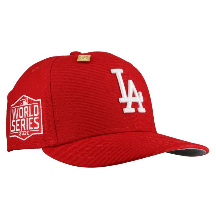 Newera 【 Los Angeles Dodgers 2020 World Series Red/White 59Fifty Fitted Hat Unisex 】 ドジャース つづき物 ユニ一発やる