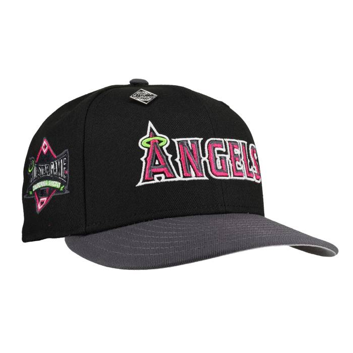 Newera 【 Anaheim Angels 1989 All Star Game Script Graphite/Black 59Fifty Fitted Hat Unisex Graphite/Black/ Grey Undervisor / Black Sweatband 】 アナ住み家 angels エンジェルス Game 取り組み 脚本 ユニ一発やる 黒いこと ブラッ
