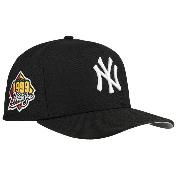 【★百貨店SALE★6/11真夜中2時迄】Newera 【 New York Yankees 1999 Ws 9Fifty A Frame Snapback Hat Black Og Classic Unisex 】 ヤンキース Snapback スナップバック 御徒面子 黒いこと 黒いこと 古典派音楽 ユニ一発やる