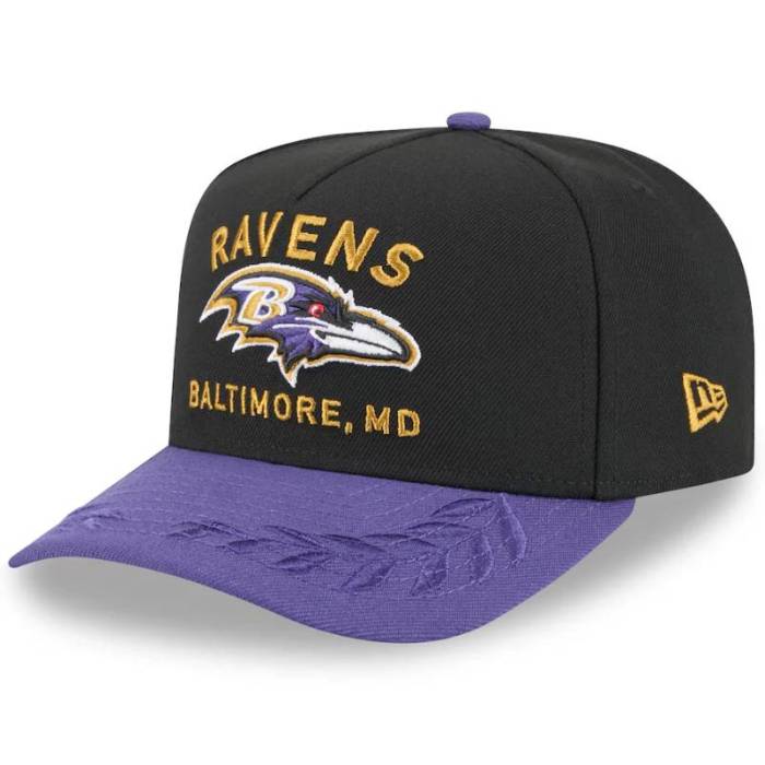 【★百貨店SALE★6/11真夜中2時迄】Newera 【 Baltimore Ravens Nfl New Era 9Fifty A Frame Snapback Hat Unisex 】 ボルティモア レイブンズ NFL Snapback スナップバック 御徒面子 ユニ一発やる