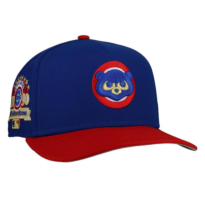 Newera 【 Chicago Cubs 1990 Asg Blue/Red 9Fifty A Frame Snapback Hat Unisex 】 風の強い町 カブス Snapback スナップバック 御徒面子 ユニ一発やる