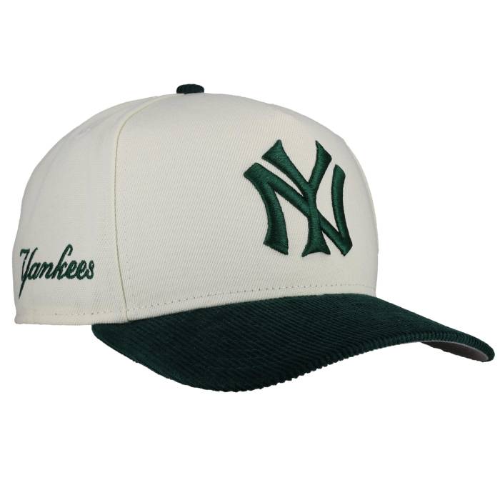 【★百貨店SALE★6/11真夜中2時迄】Newera 【 New York Yankees Green Off White Corduroy 9Fifty A Frame Snapback Hat Unisex 】 ヤンキース green 緑・緑であること 白いこと 白いこと コール天 Snapback スナップバック 御徒面子 ユニ一発やる