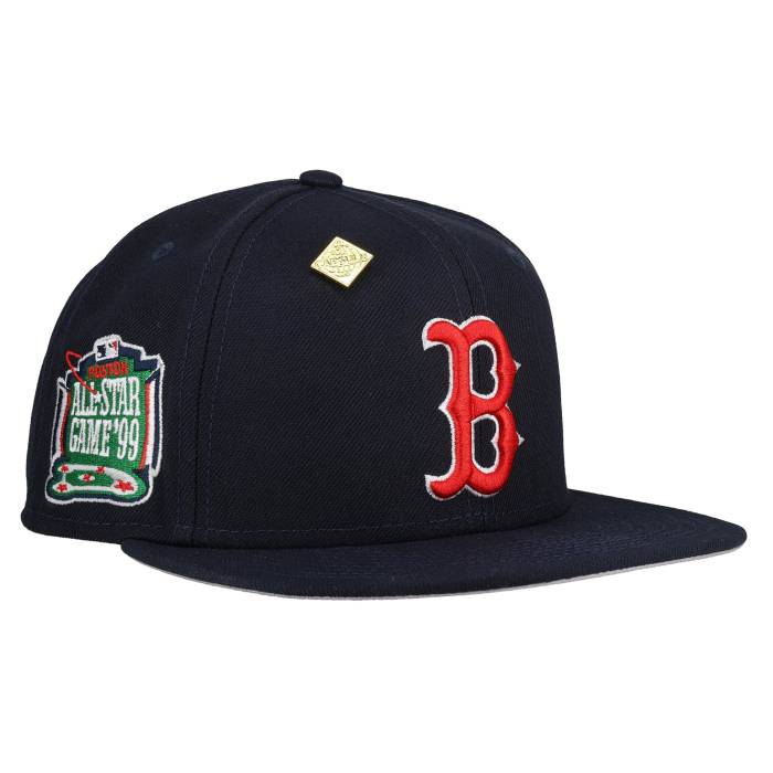 Newera 【 Boston Red Sox 1999 All Star Game Navy 9Fifty Snapback Hat Unisex 】 豆の町 Red 赤・赤いこと Game 取り組み 紺色 米国海軍 Snapback スナップバック 御徒面子 ユニ一発やる