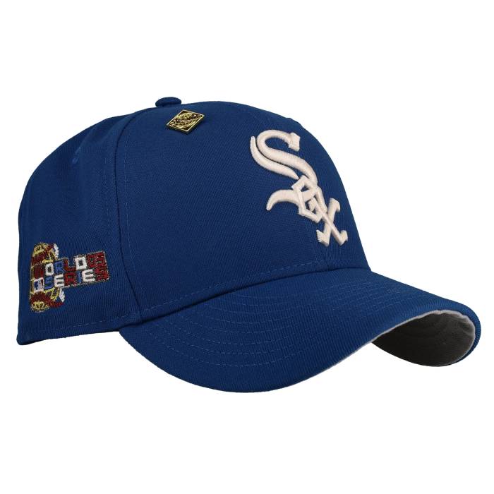 Newera 【 Chicago White Sox 2005 World Series Royal Blue 59Fifty Fitted Hat Unisex Blue / Grey Undervisor 】 風の強い町 白いこと 白いこと つづき物 青み 青色 ユニ一発やる 青み 青色 薄墨色 薄墨色