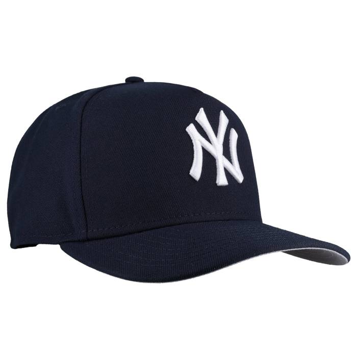 Newera 【 New York Yankees Navy 9Fifty A Frame Snapback Hat Unisex 】 ヤンキース 紺色 米国海軍 Snapback スナップバック 御徒面子 ユニ一発やる