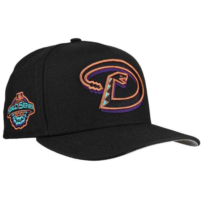 【★百貨店SALE★6/11真夜中2時迄】Newera 【 Arizona Diamondbacks 2001 Ws Metallic 9Fifty A Frame Snapback Hat Unisex 】 アリゾナ 金剛石バックス Snapback スナップバック 御徒面子 ユニ一発やる