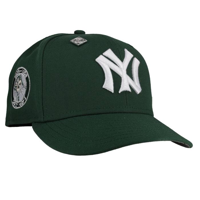 Newera 【 New York Yankees 50 Years Pine Green \"Earth Tone\"" Metallic 59Fifty Fitted Hat Unisex Pine Green / Grey Undervisor 】 ヤンキース green 緑・緑であること ユニ一発やる green 緑・緑であること 薄墨色 薄墨色"