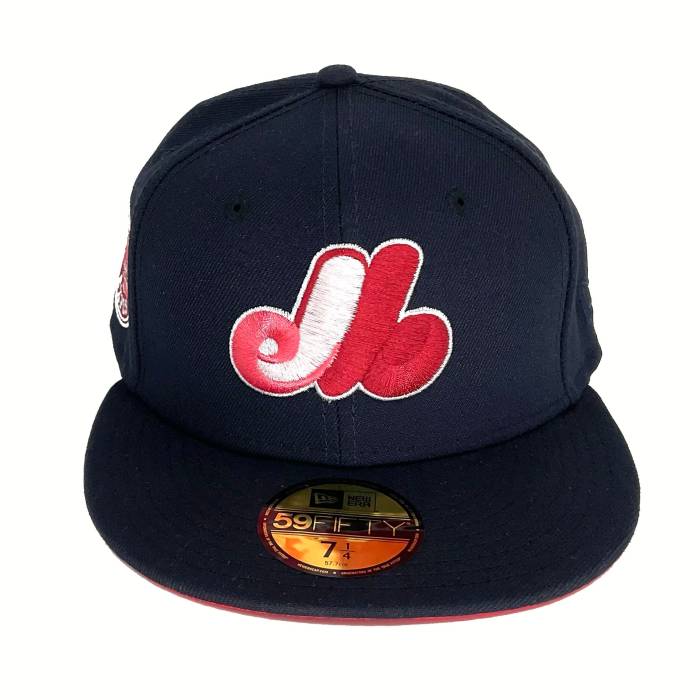 ニューエラ New Era 【 Montreal Expos Custom Cap Navy 35Years Unisex 】 モントリオール キャップ 帽子 紺色 ネイビー ユニセックス|スニケス